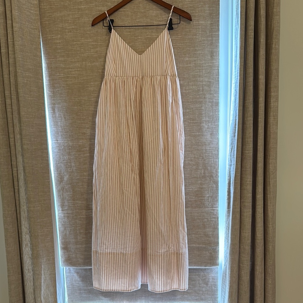 Jenni Kayne Pink Striped Maxi Dress
